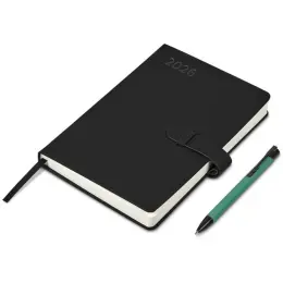 Altitude Enterprise A5 2026 Diary & Zeta Pen Set Green